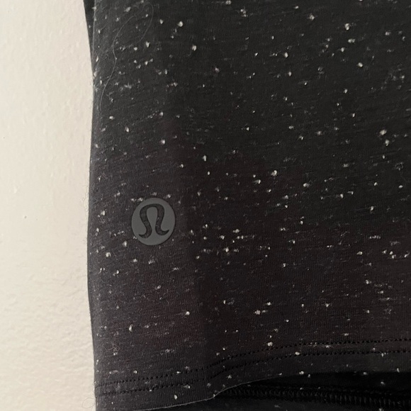 Lululemon Time to Restore Mock Neck Short Sleeve in Black and White - Picture 8 of 9